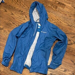 Columbia Royal Blue Hooded Windbreaker